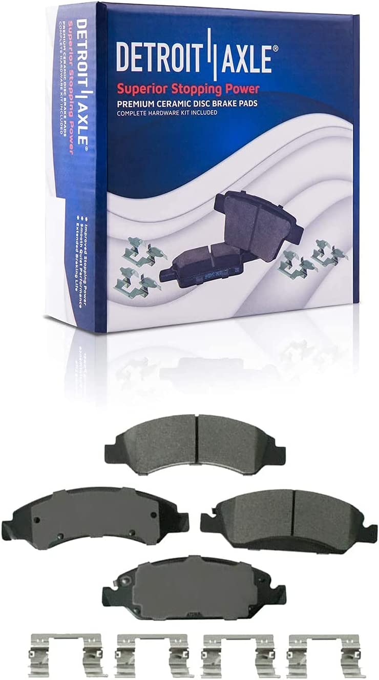 Detroit Axle - 8pc 4WD Front Wheel Hubs Kit for 2007-2013 Silverado Sierra 1500 — image 6