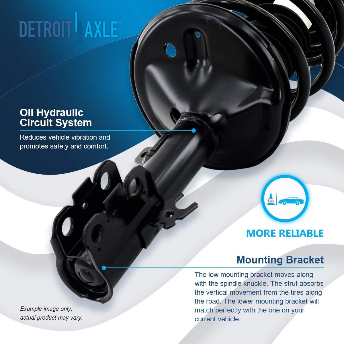 Detroit Axle - Front Rear Struts Sway Bar Links for Camry Avalon Solara ES300 — image 10