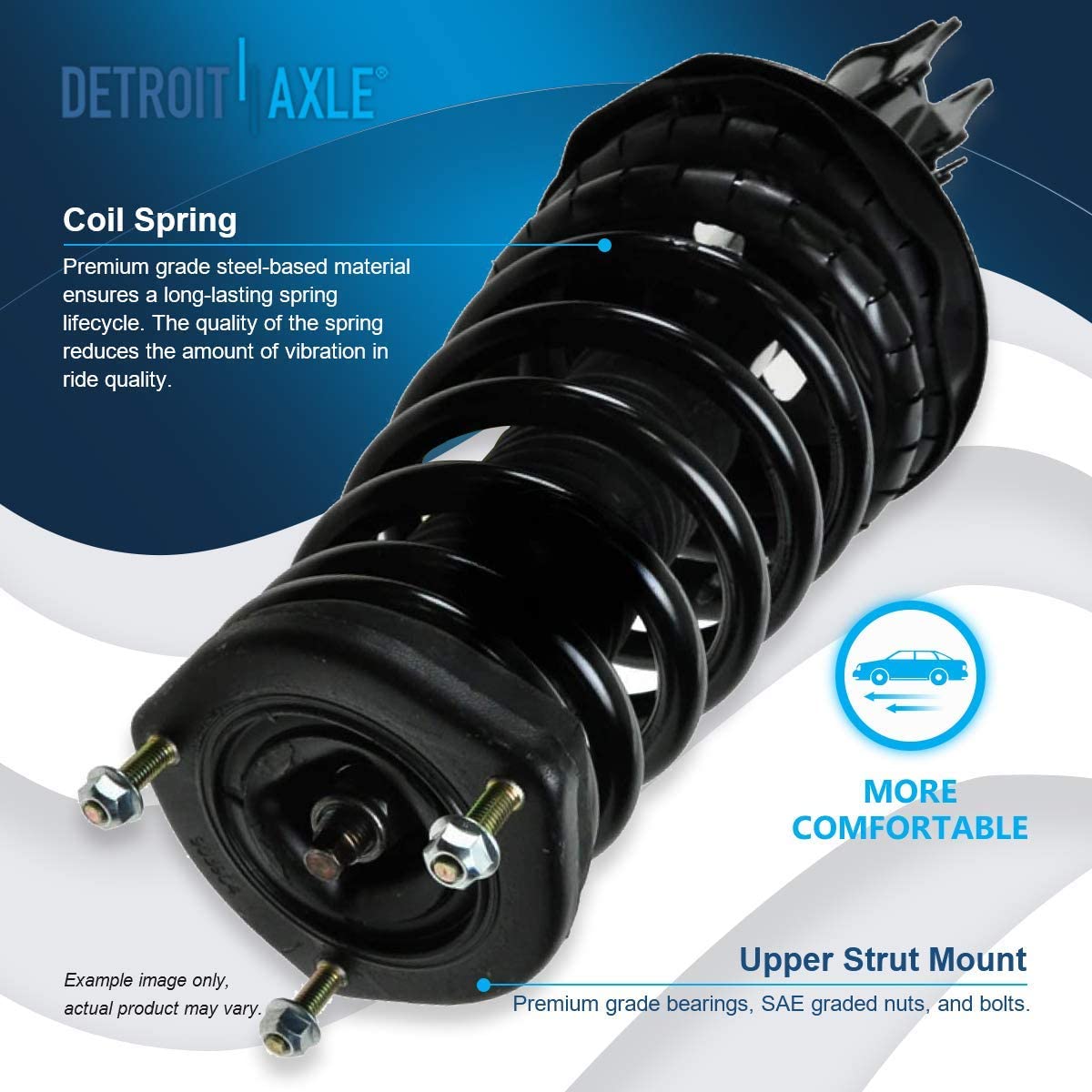 Detroit Axle - Front Rear Struts Sway Bar Links for Camry Avalon Solara ES300 — image 11