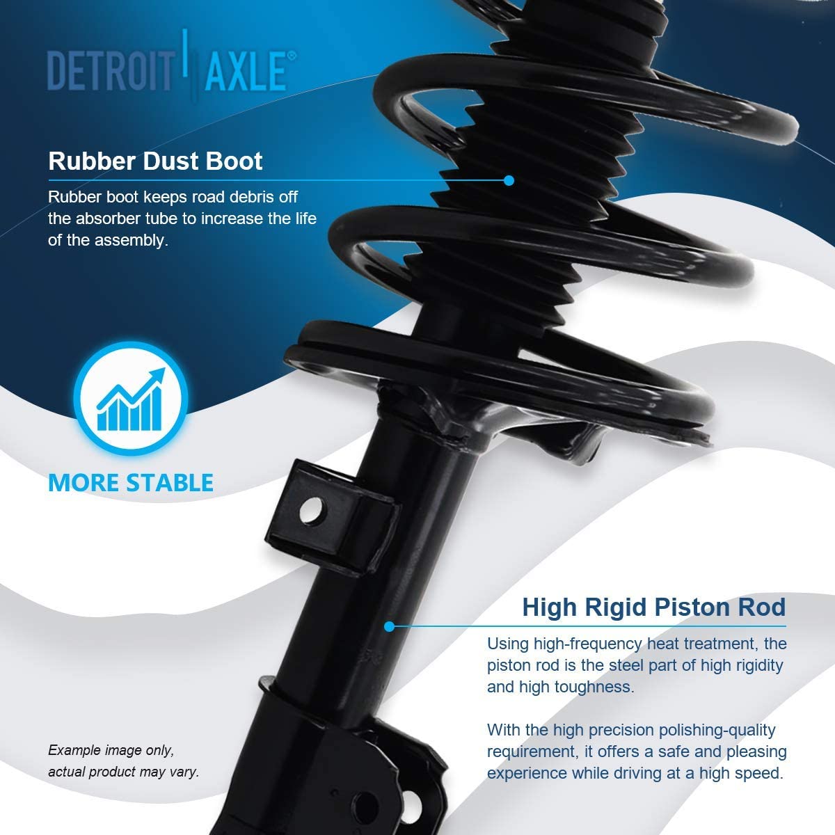 Detroit Axle - 3.5L Front Struts Rear Shocks for 2002 2003-2006 Nissan Altima — image 9