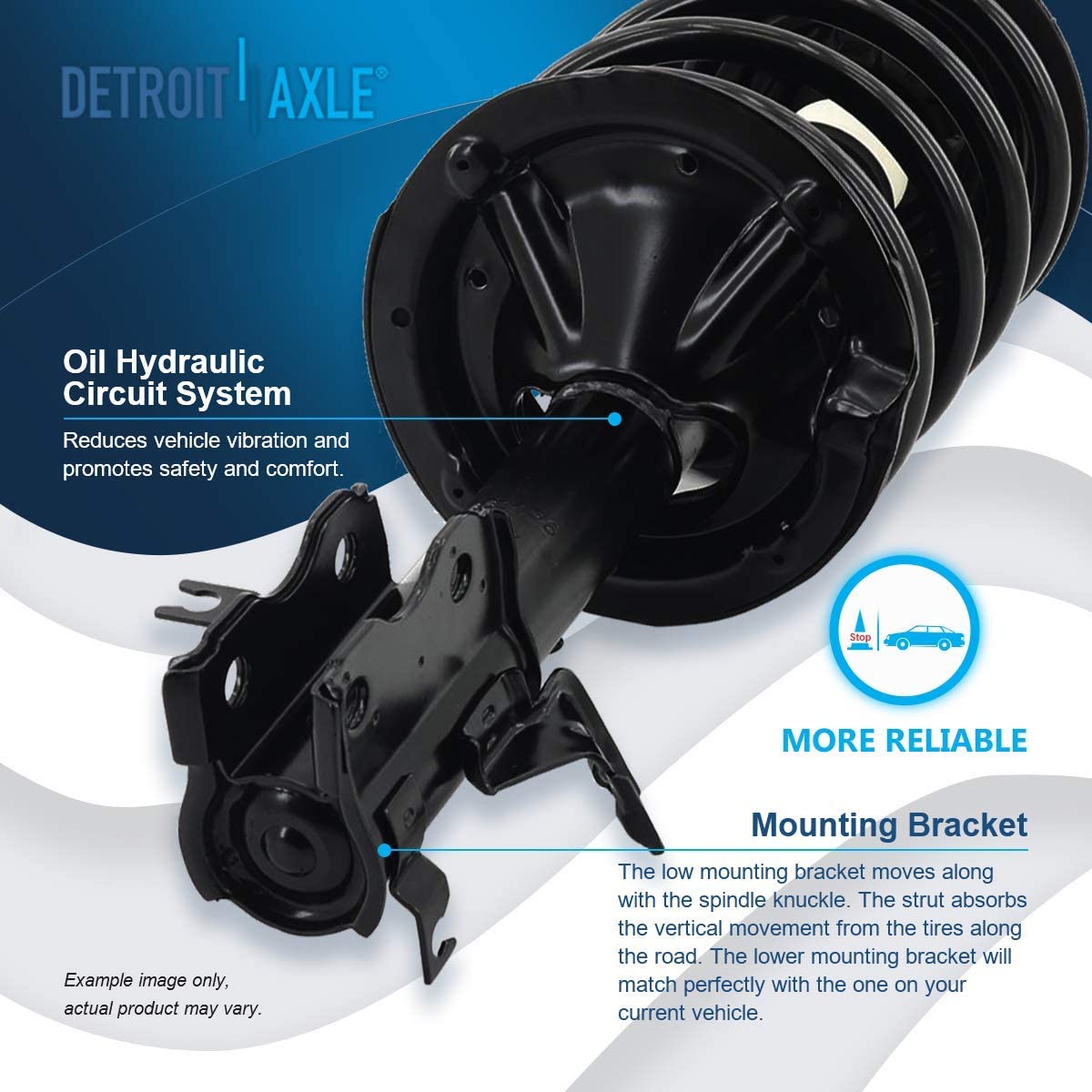 Detroit Axle - Front Struts Rear Shocks for 2002 2003 2004-2006 Nissan Altima — image 10