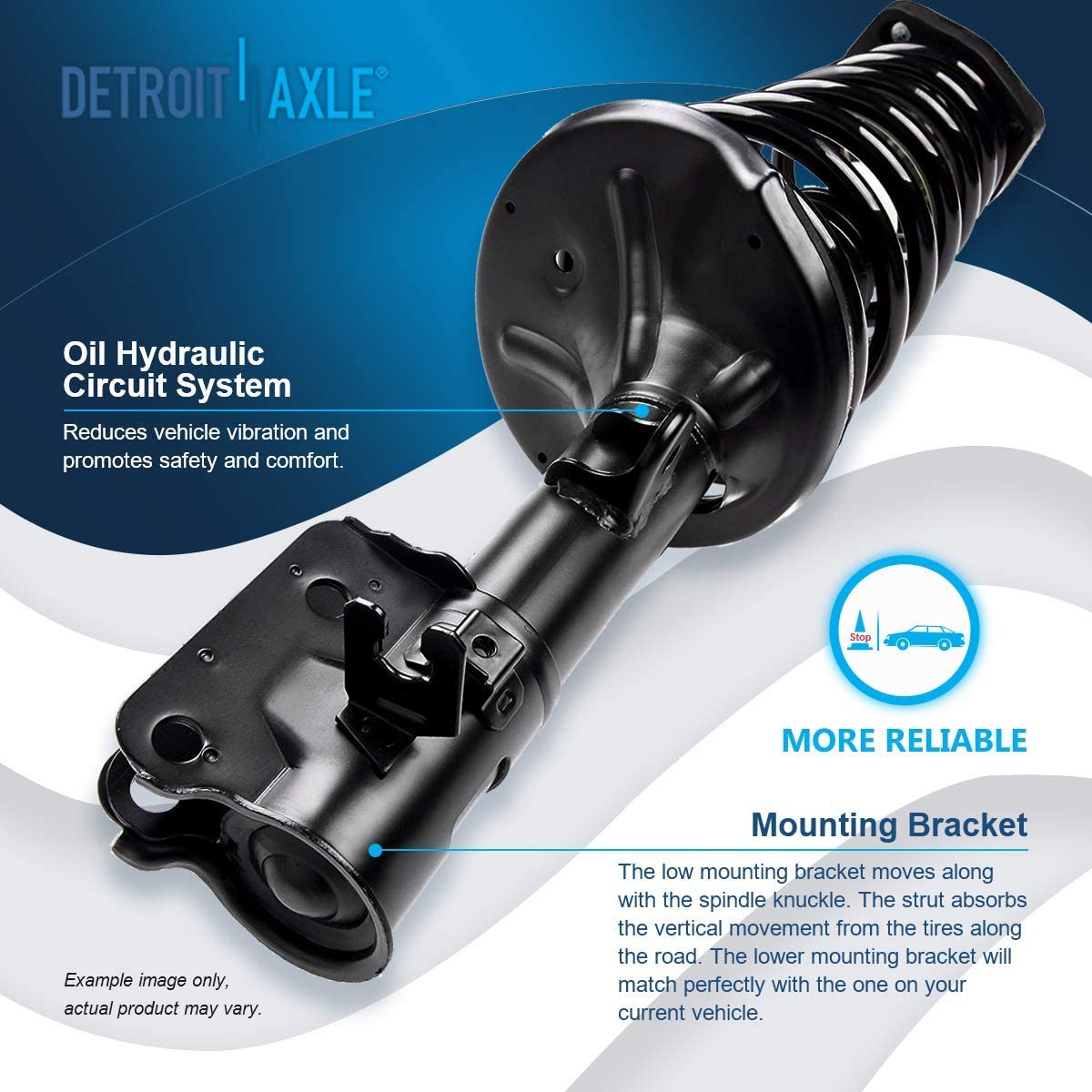 Detroit Axle - Front  Rear Struts Sway Bars Kit for Hyundai Tucson Kia Sportage — image 13