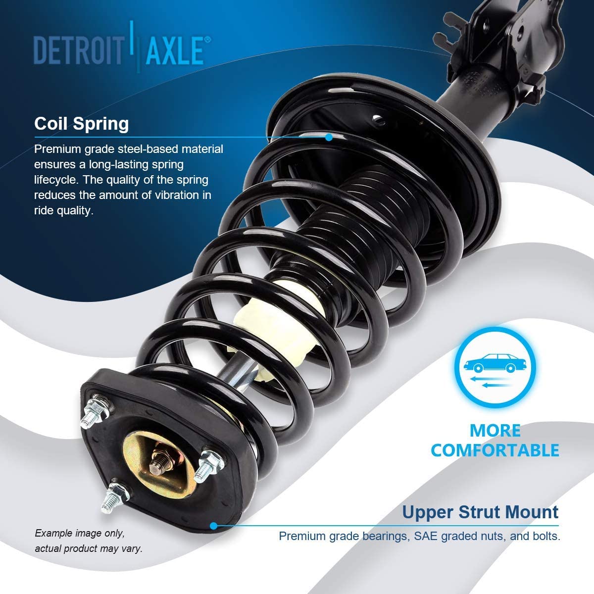 Detroit Axle - Front  Rear Struts Sway Bars Kit for Hyundai Tucson Kia Sportage — image 11