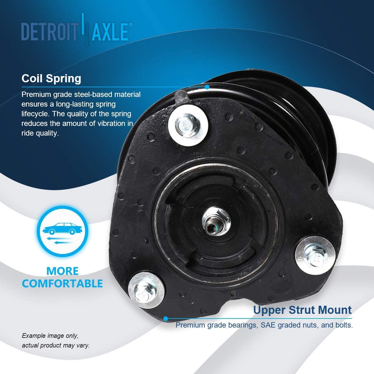 Detroit Axle - Front Struts Rear Shocks Sway Bar Links for 2009-14 Nissan Maxima — image 8
