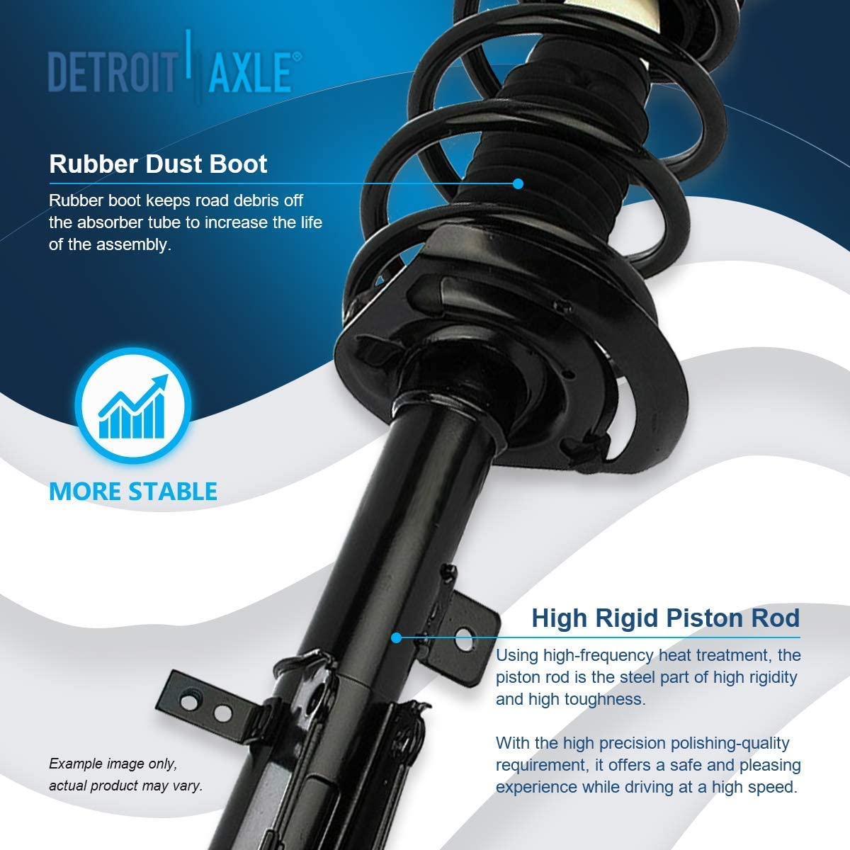 Detroit Axle - Front  Rear Struts Sway Bars for Chrysler Sebring Dodge Avenger — image 9