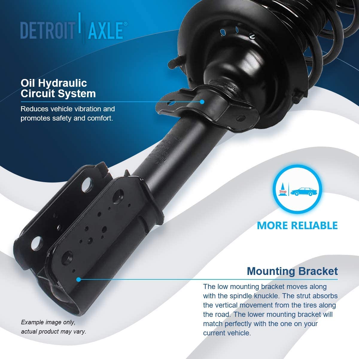 Detroit Axle - Front  Rear Struts Sway Bars for Chevy Impala Buick Lacrosse — image 13