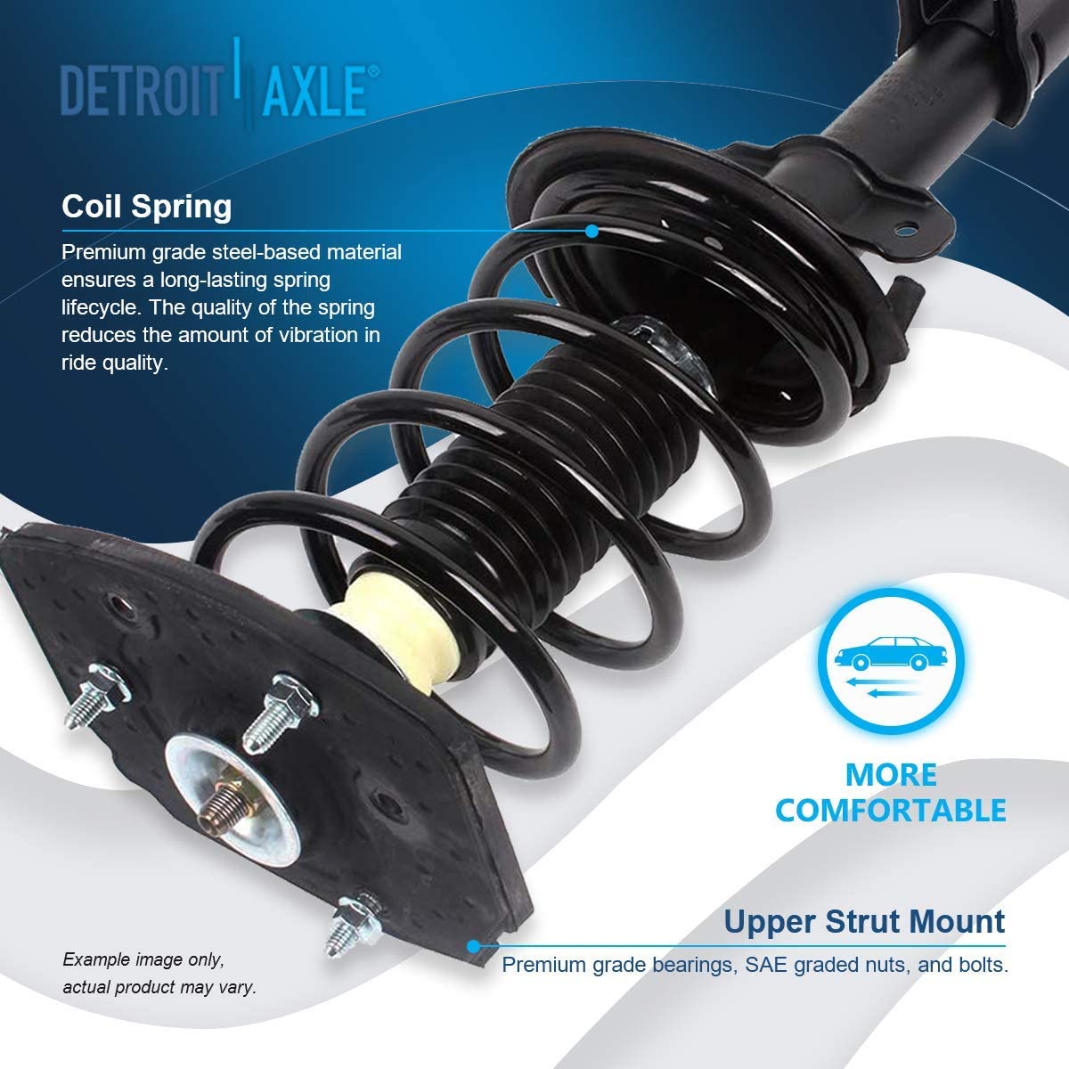 Detroit Axle - Front  Rear Struts Sway Bars for Chevy Impala Buick Lacrosse — image 11