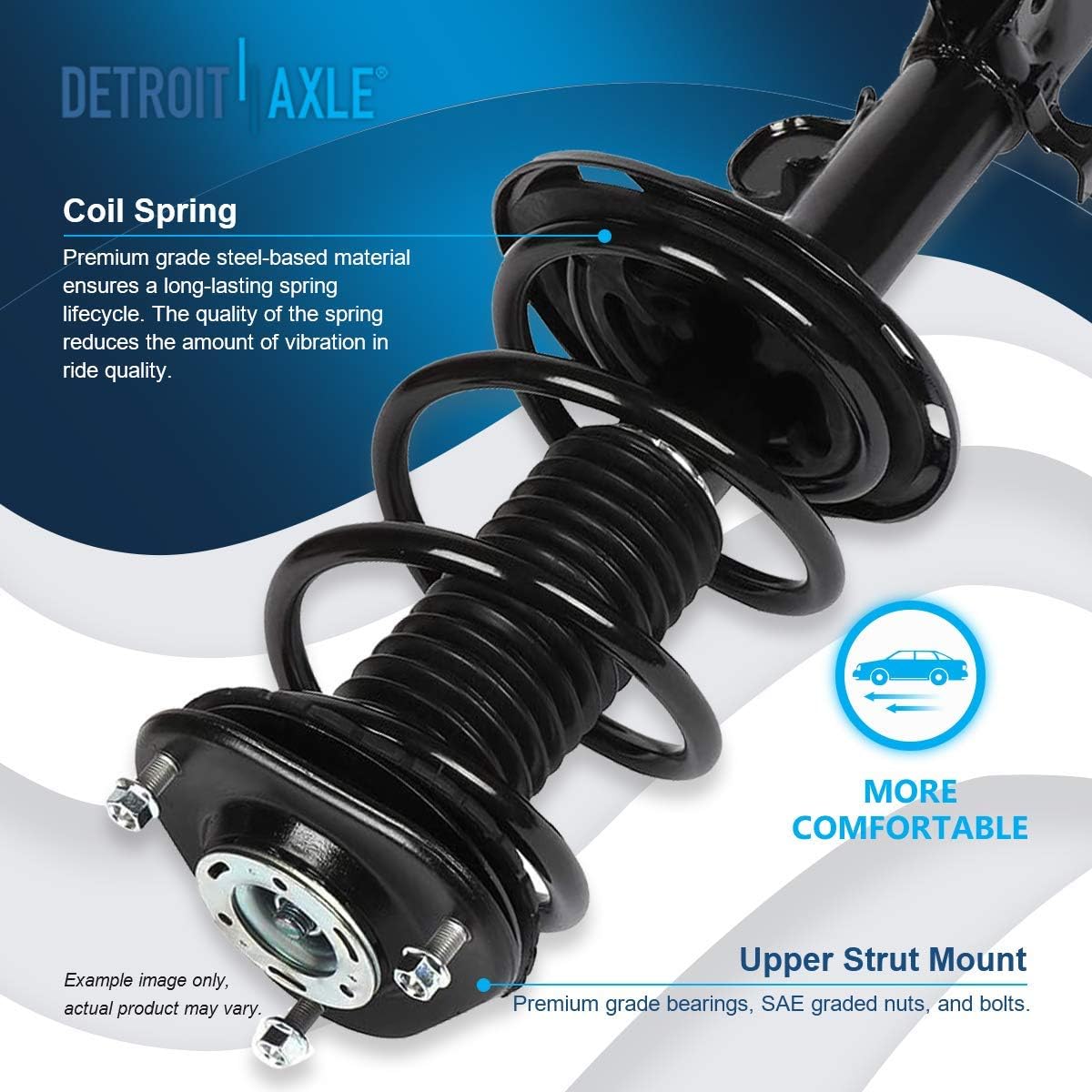 Detroit Axle - Front Struts Lower Ball Joints Kit for 2006 2007-2012 Toyota RAV4 — image 8