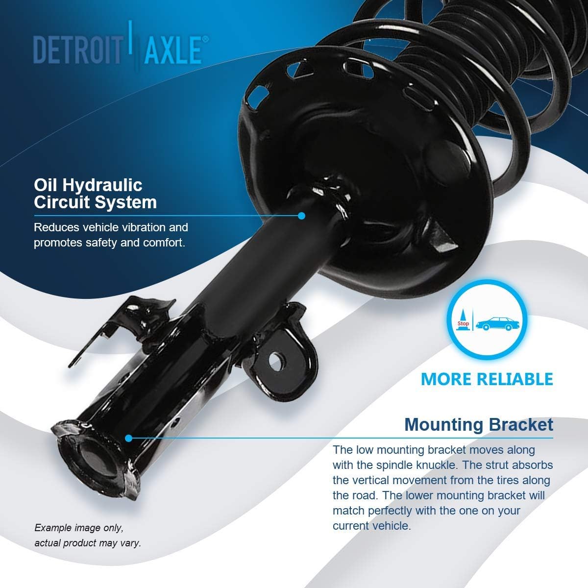 Detroit Axle - Front Struts Lower Ball Joints Kit for 2006 2007-2012 Toyota RAV4 — image 10