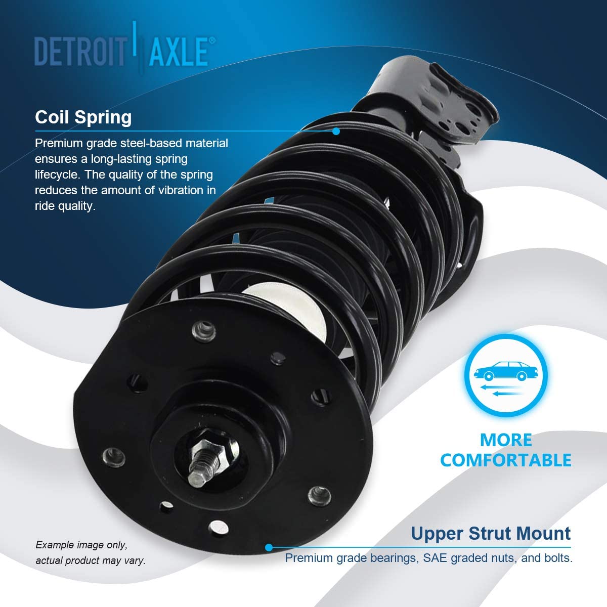 Detroit Axle - Front Struts Ball Joints Kit for Chevy Equinox Pontiac Torrent — image 8