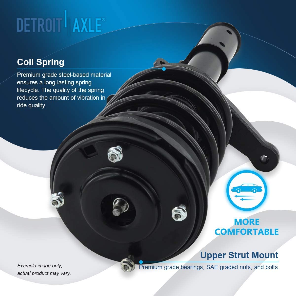 Detroit Axle - Front Rear Struts Sway Bar Links for 300M Concorde LHS Intrepid — image 8