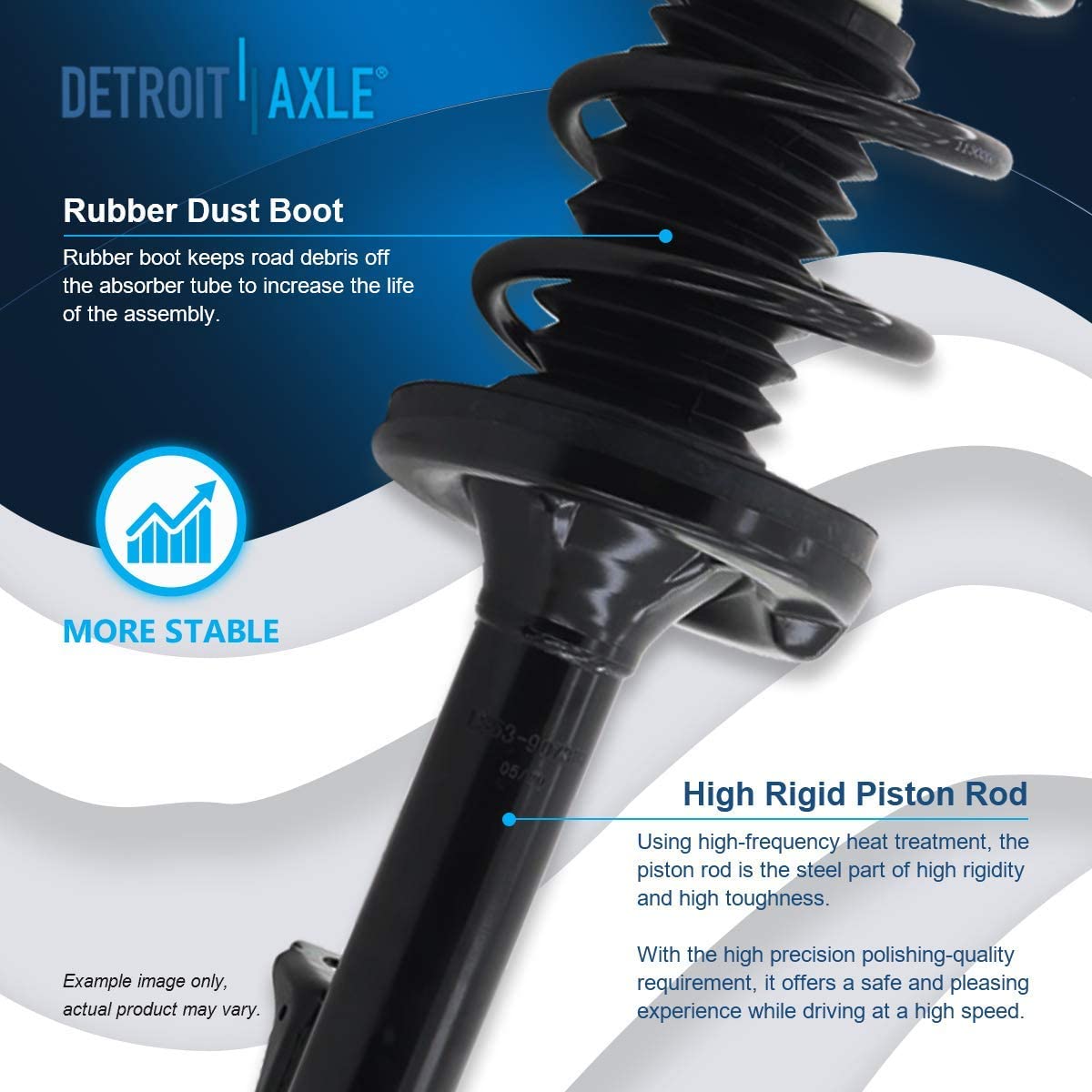 Detroit Axle - Front Rear Struts Sway Bar Links for 300M Concorde LHS Intrepid — image 12