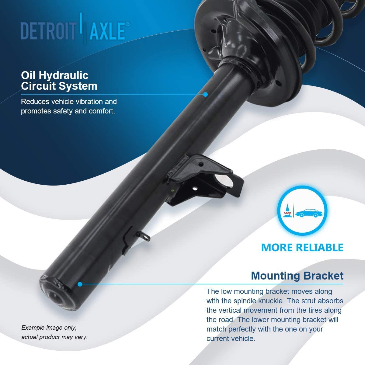 Detroit Axle - Front Rear Struts Sway Bar Links for 300M Concorde LHS Intrepid — image 13