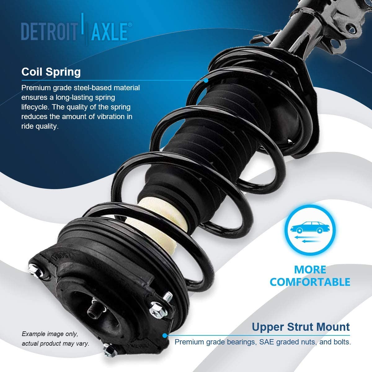 Detroit Axle - Front Struts Tie Rods Sway Bars for 2007-2012 Nissan Versa Cube — image 8