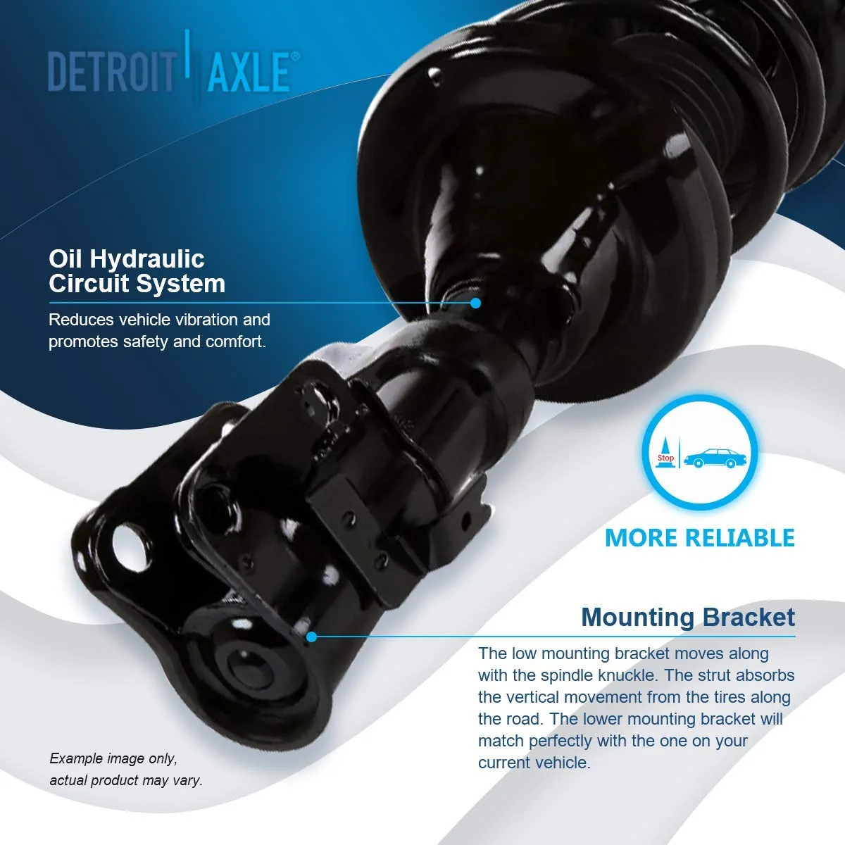 Detroit Axle - Front Rear Struts Tie Rods Sway Bars for 2002 2003-06 Honda CR-V — image 10