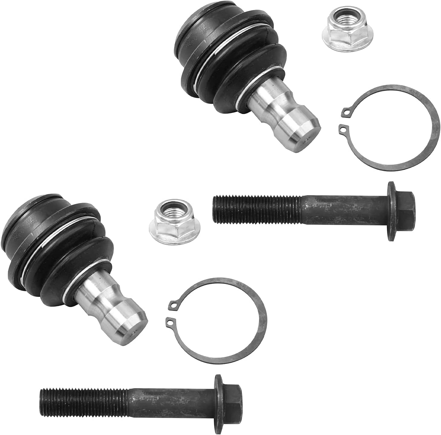 Detroit Axle - 4WD Front Struts Outer Tie Rod Kit for 2005-2019 Nissan Frontier — image 7