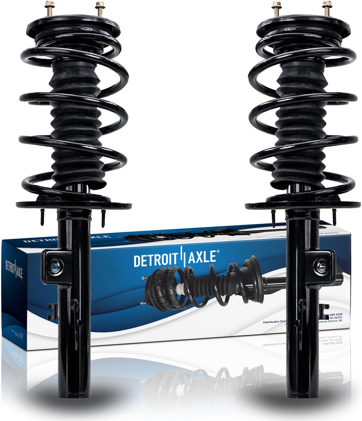 Detroit Axle - FWD Front  Rear Struts Sway Bars for 08-09 Mercury Sable Taurus — image 4