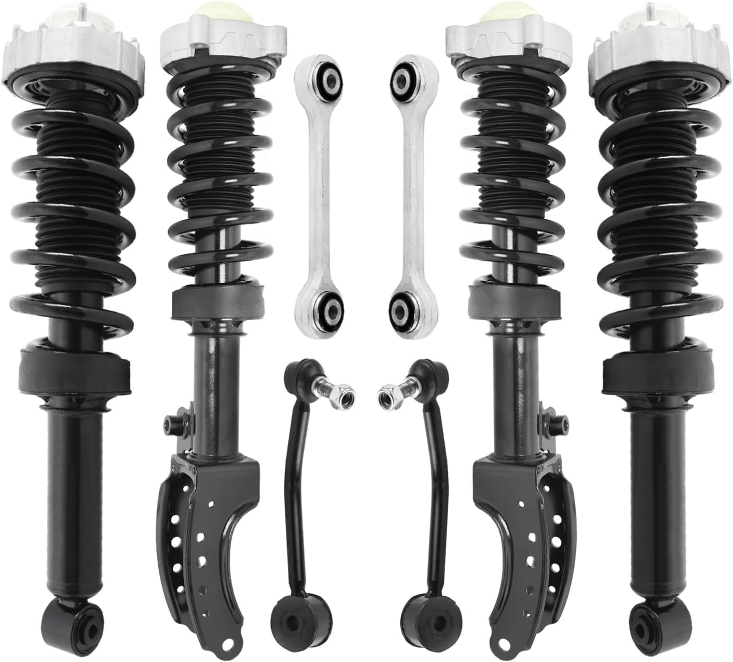 thumbnail image 2 of Unity Automotive Rear Strut & Coil Spring Assembly Kit For Audi Q7 (2007-2015) – Pair (Left & Right) 2 of 5