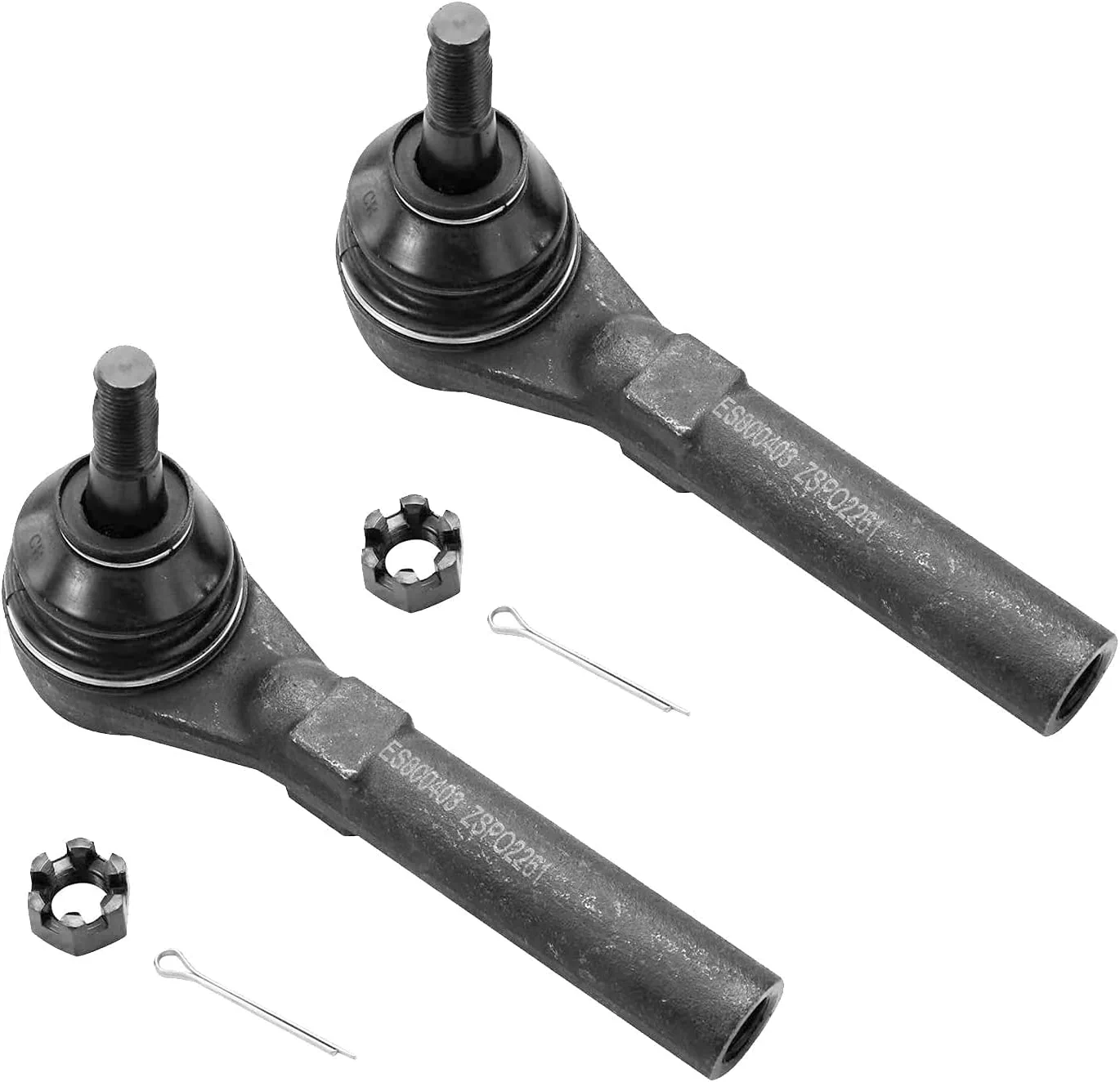 Detroit Axle - Front Inner Outer Tie Rods Kit for Chrysler Town  Country Routan — image 5