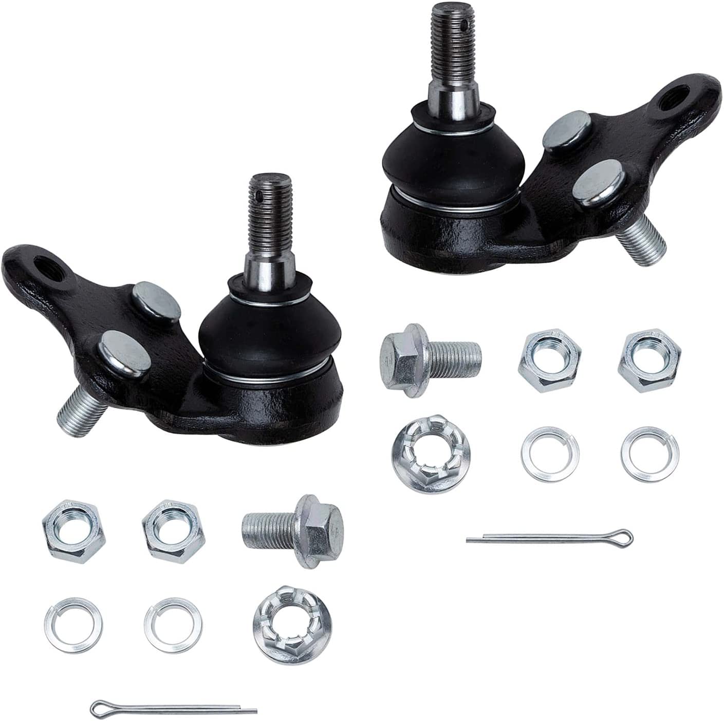 Detroit Axle - Front Tie Rods Lower Ball Joints Kit for 1988-1992 Toyota Corolla — image 4