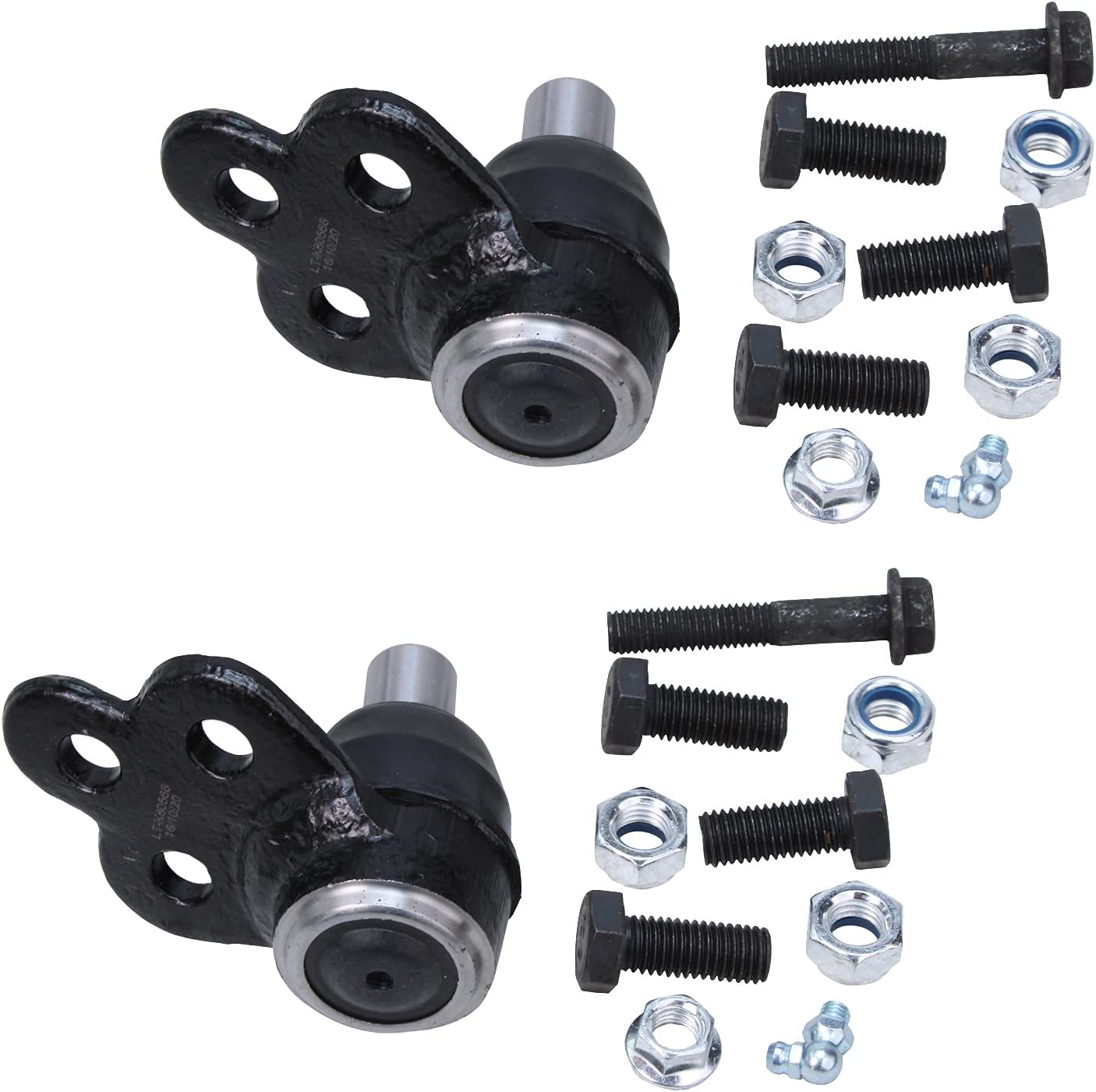 Detroit Axle - Front Tie Rods Lower Ball Joints Kit for Pontiac G5 Pursuit Ion — image 4