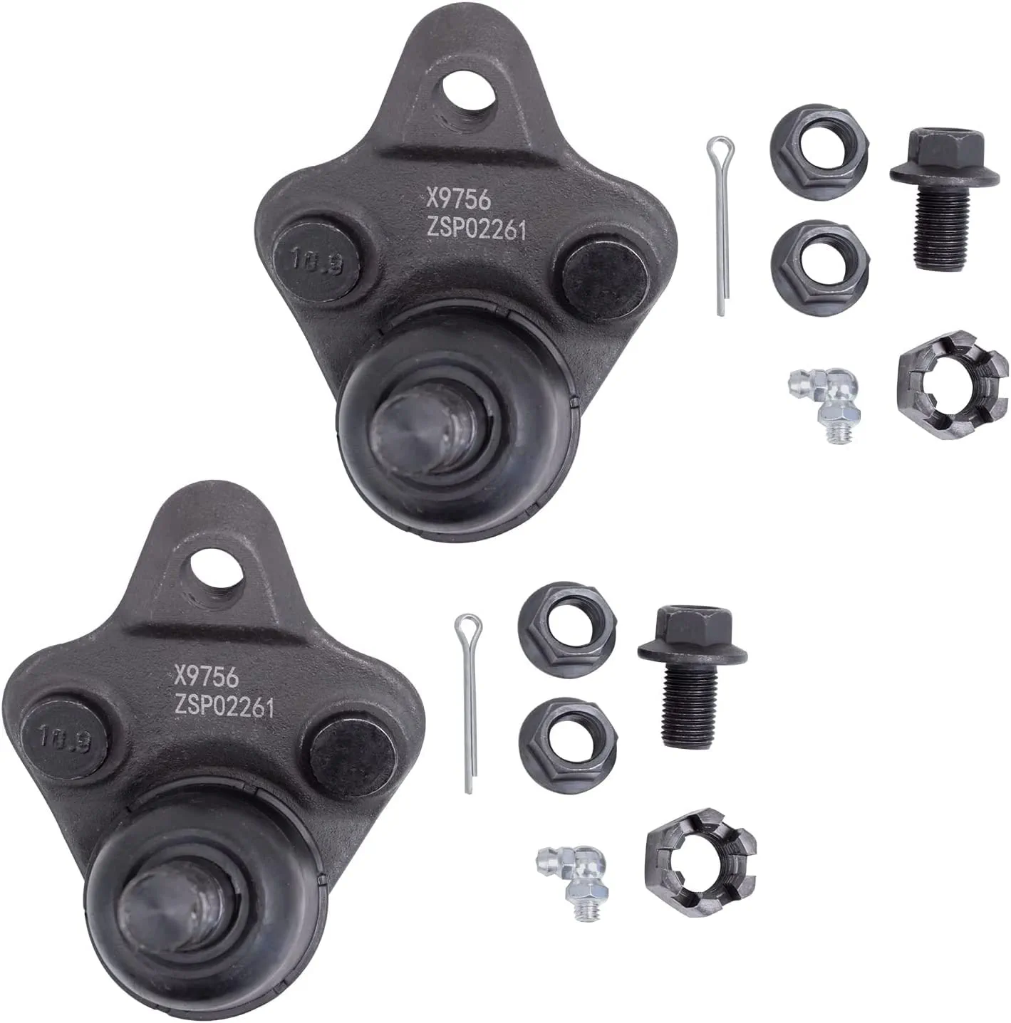 Detroit Axle - Front Inner  Outer Tie Rods Kit for Geo Chevrolet Prizm — image 7