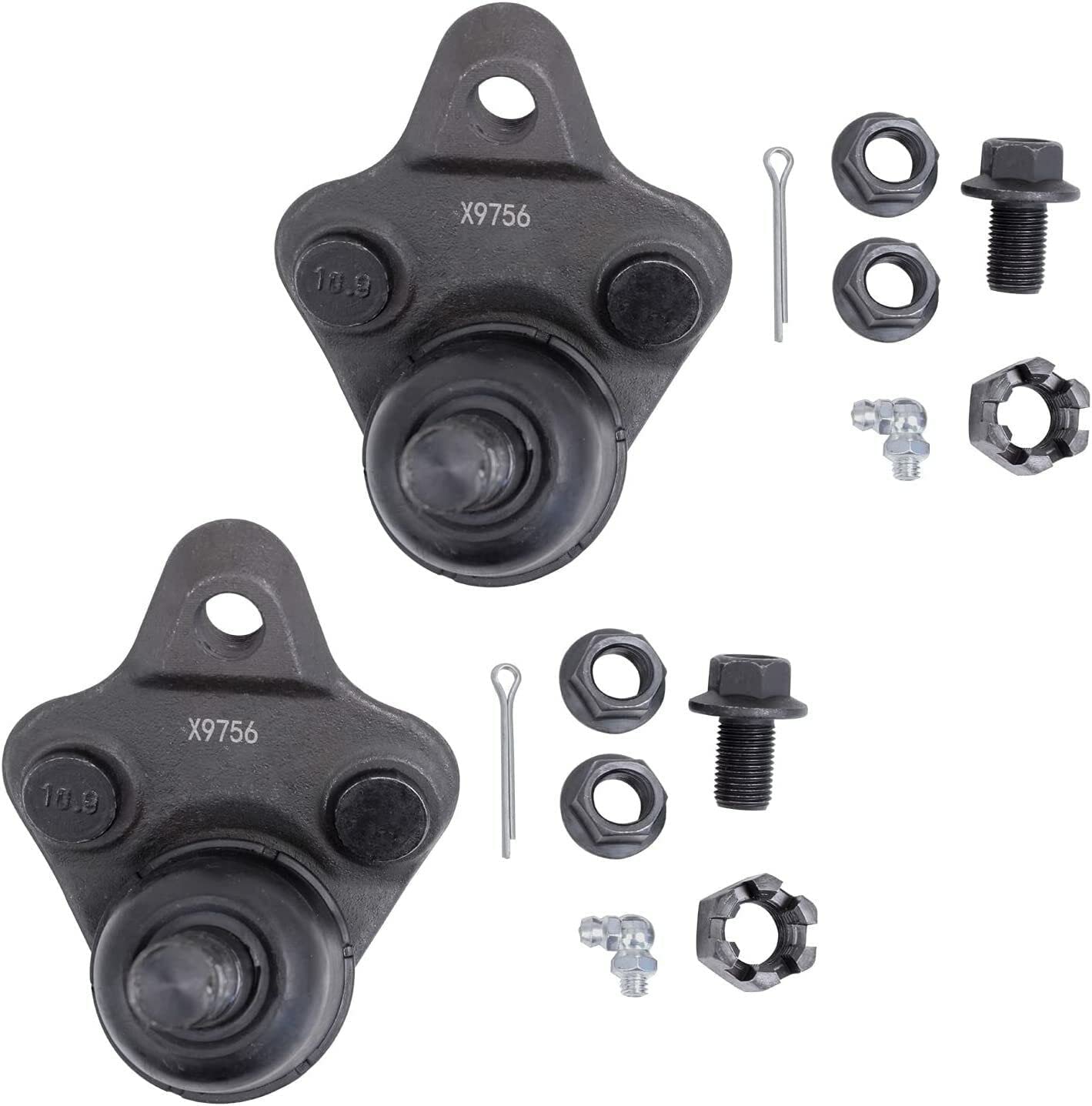 Detroit Axle - Front Tie Rods Lower Ball Joints Kit for 1994-1999 Toyota Celica — image 4