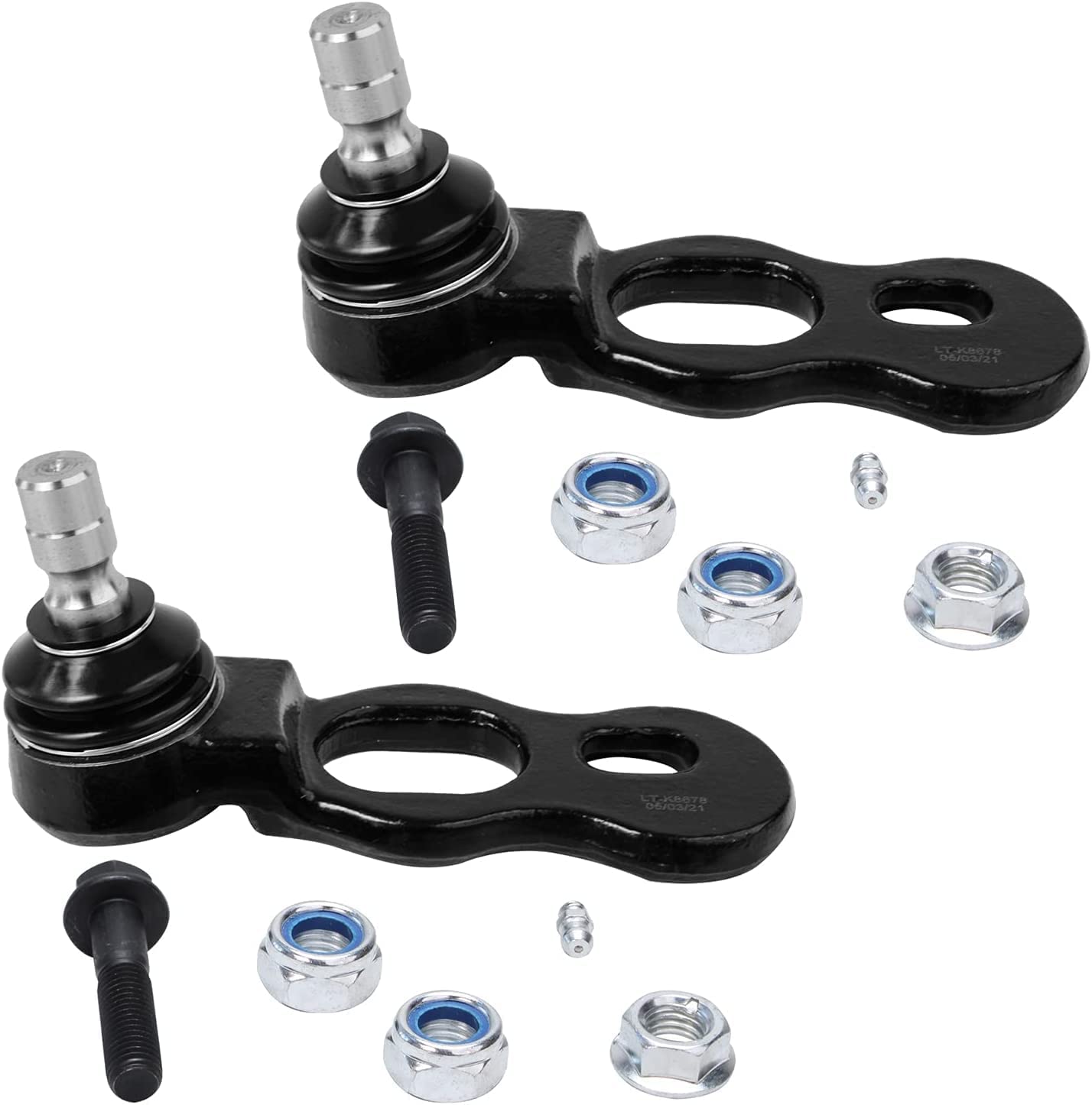 Detroit Axle - Front Upper Lower Ball Joints for Ford Crown Victoria Town Car - 4