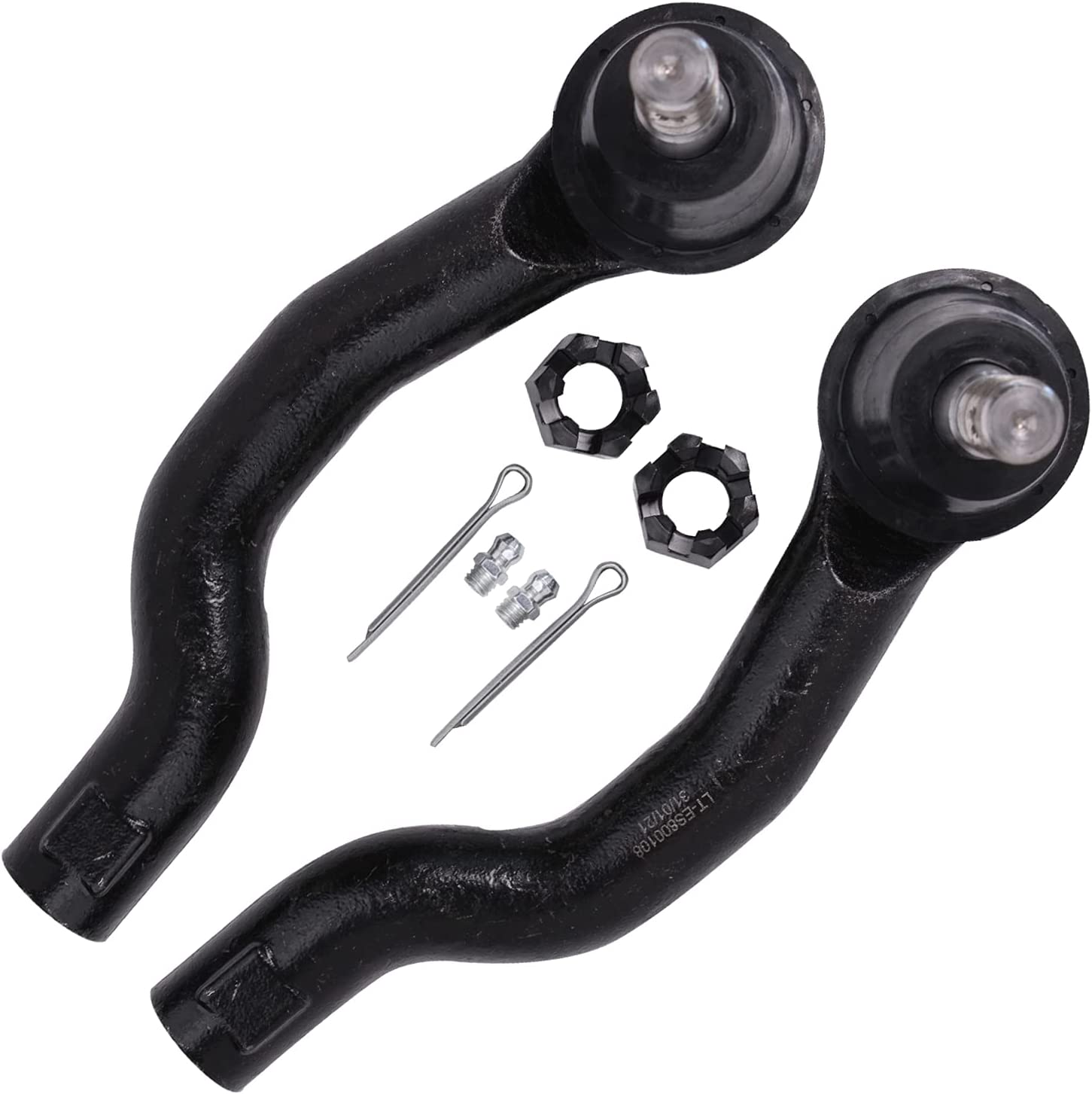 Detroit Axle - Front Outer Tie Rods Ball Joints Kit for 05-12 Nissan Pathfinder — image 4