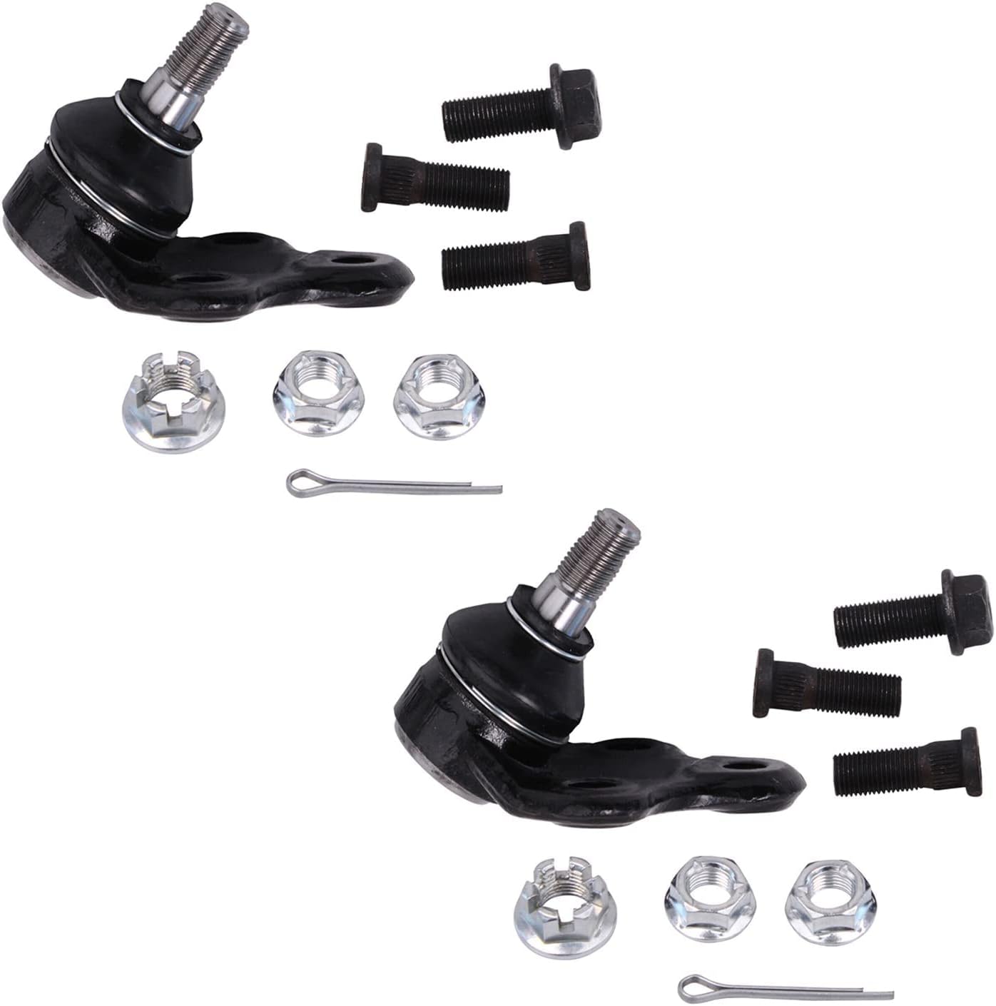 Detroit Axle - Front Tie Rods Lower Ball Joints Kit for Toyota Corolla Geo Prizm — image 4
