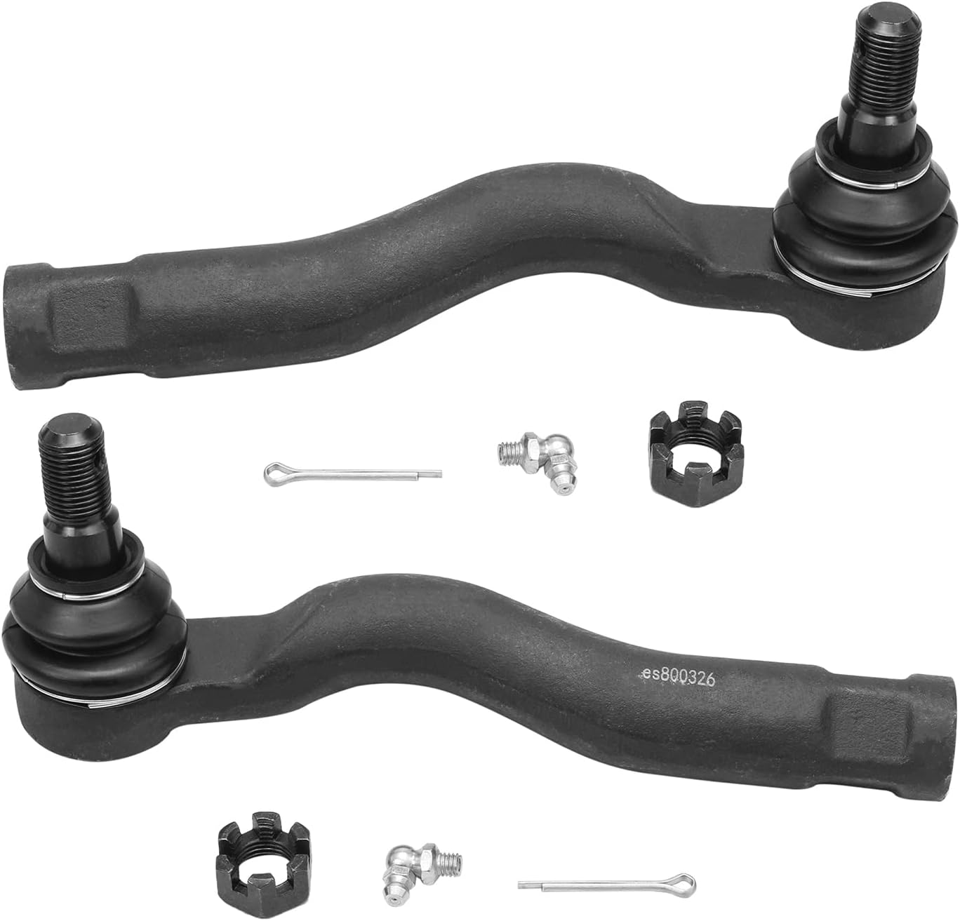 Detroit Axle - Front Tie Rods Lower Ball Joints for 08-19 Toyota Sequoia Tundra — image 4