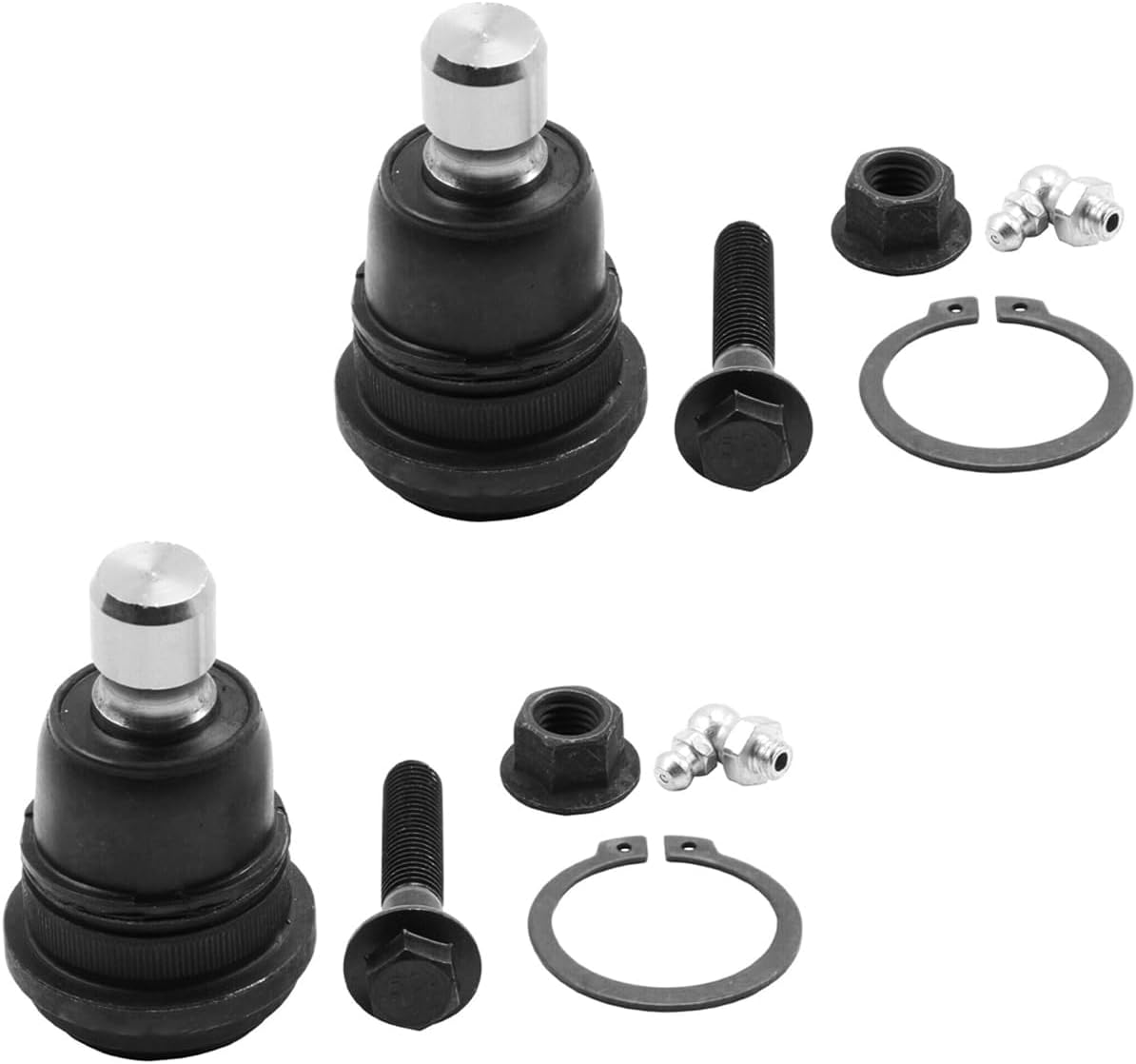 Detroit Axle - Front Tie Rods Lower Ball Joints Kit for 2012-2017 Kia Rio — image 7