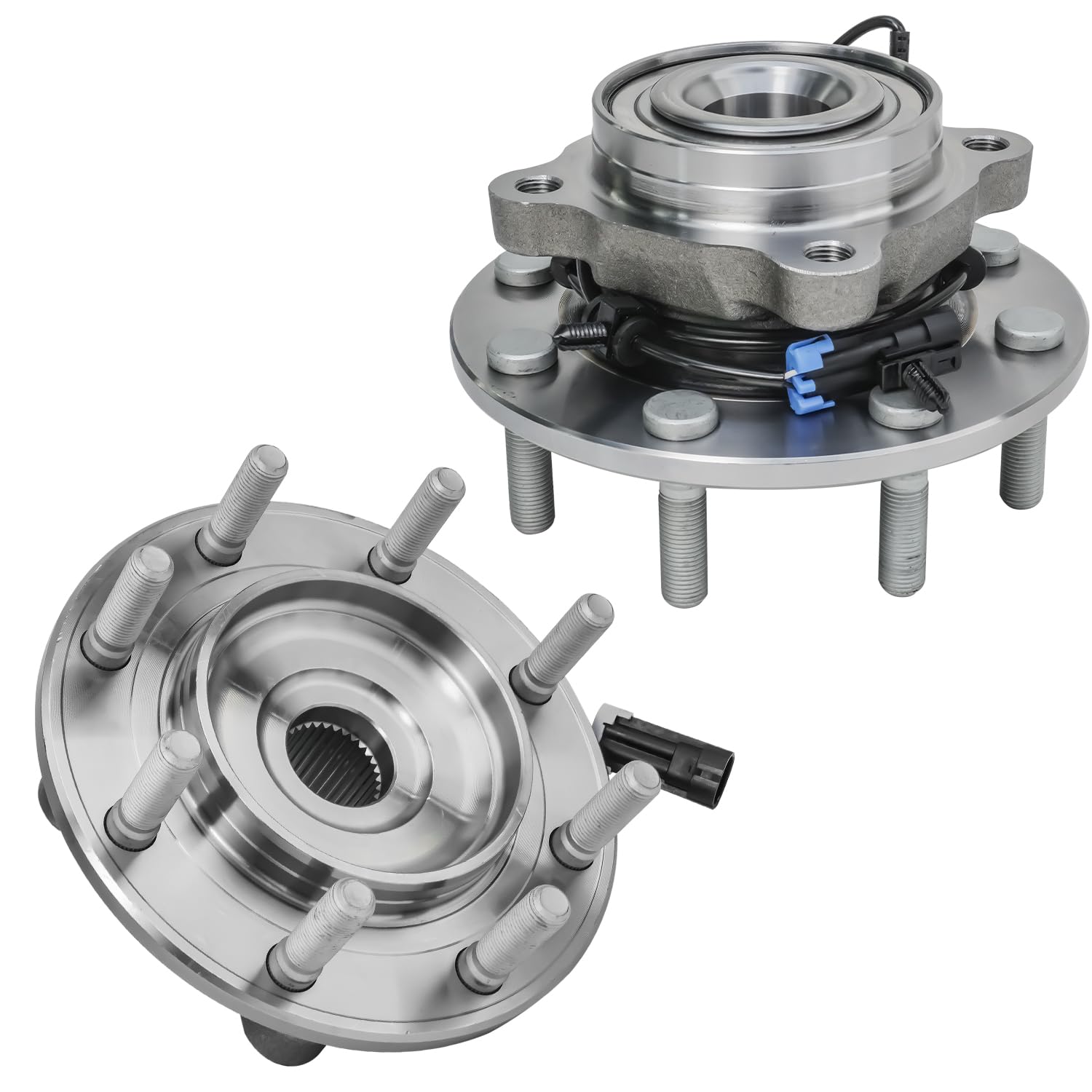 Detroit Axle - Front Wheel Hubs Sway Bars Kit for 2007-2010 GMC Sierra 3500 HD — image 4