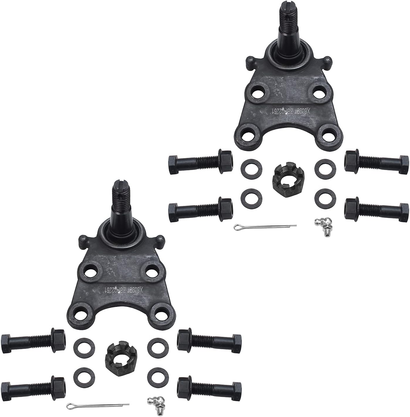 Detroit Axle - 2WD Front Wheel Hub Bearings Ball Joints Kit for Chevy Colorado — image 6