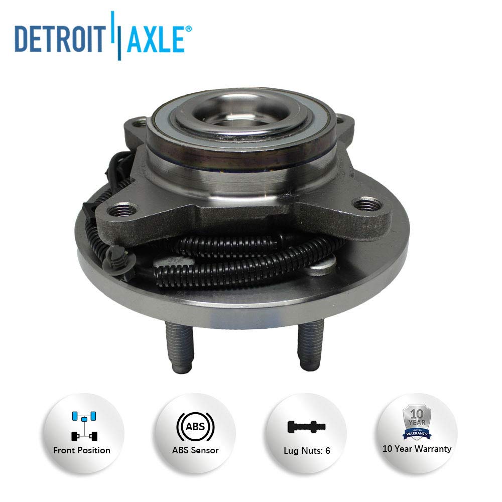 Detroit Axle - 2WD Front Wheel Hubs Tie Rods for Ford F-150 Expedition Navigator — image 8