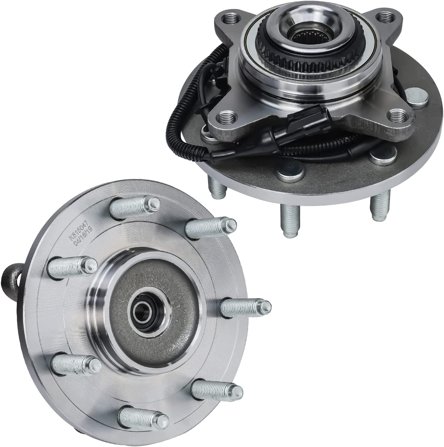 Detroit Axle - 4WD Front Wheel Hubs Lower Ball Joints Tie Rods for Ford F-150 — image 4