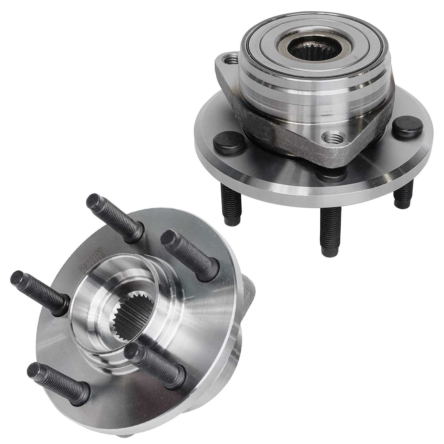 Detroit Axle - Front Wheel Hubs Sway Bars Tie Rods for 1996-07 Ford Taurus Sable — image 4