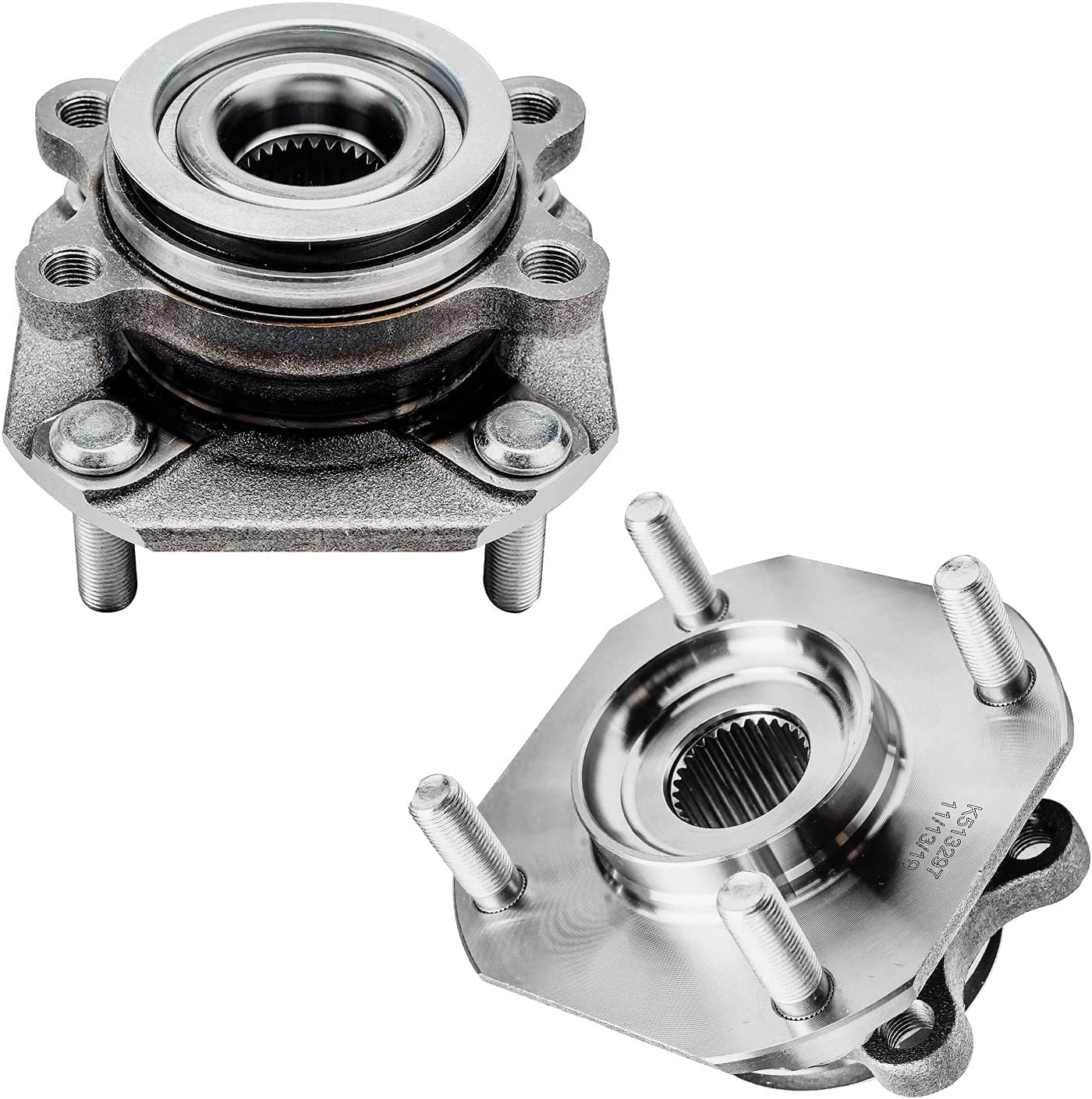 Detroit Axle - Front  Rear Wheel Hubs Tie Rods Kit for 2007-2012 Nissan Sentra — image 4