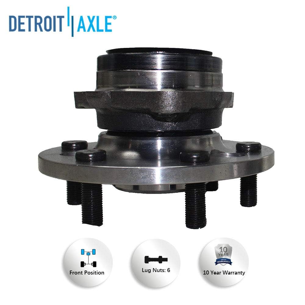 Detroit Axle - 4WD Front Wheel Hub Bearings Tie Rods for GMC Yukon K1500 K2500 — image 9