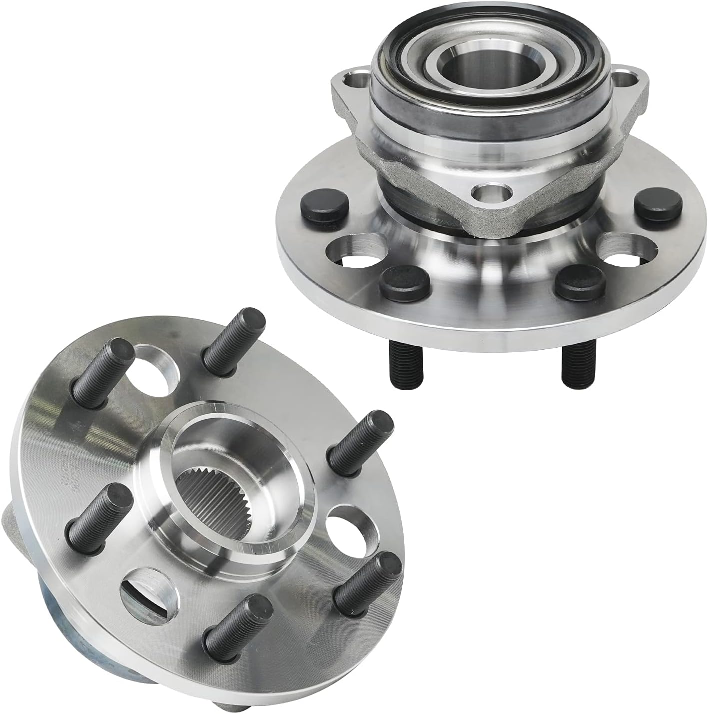 Detroit Axle - 4WD Front Wheel Hub Bearings Tie Rods for GMC Yukon K1500 K2500 — image 4