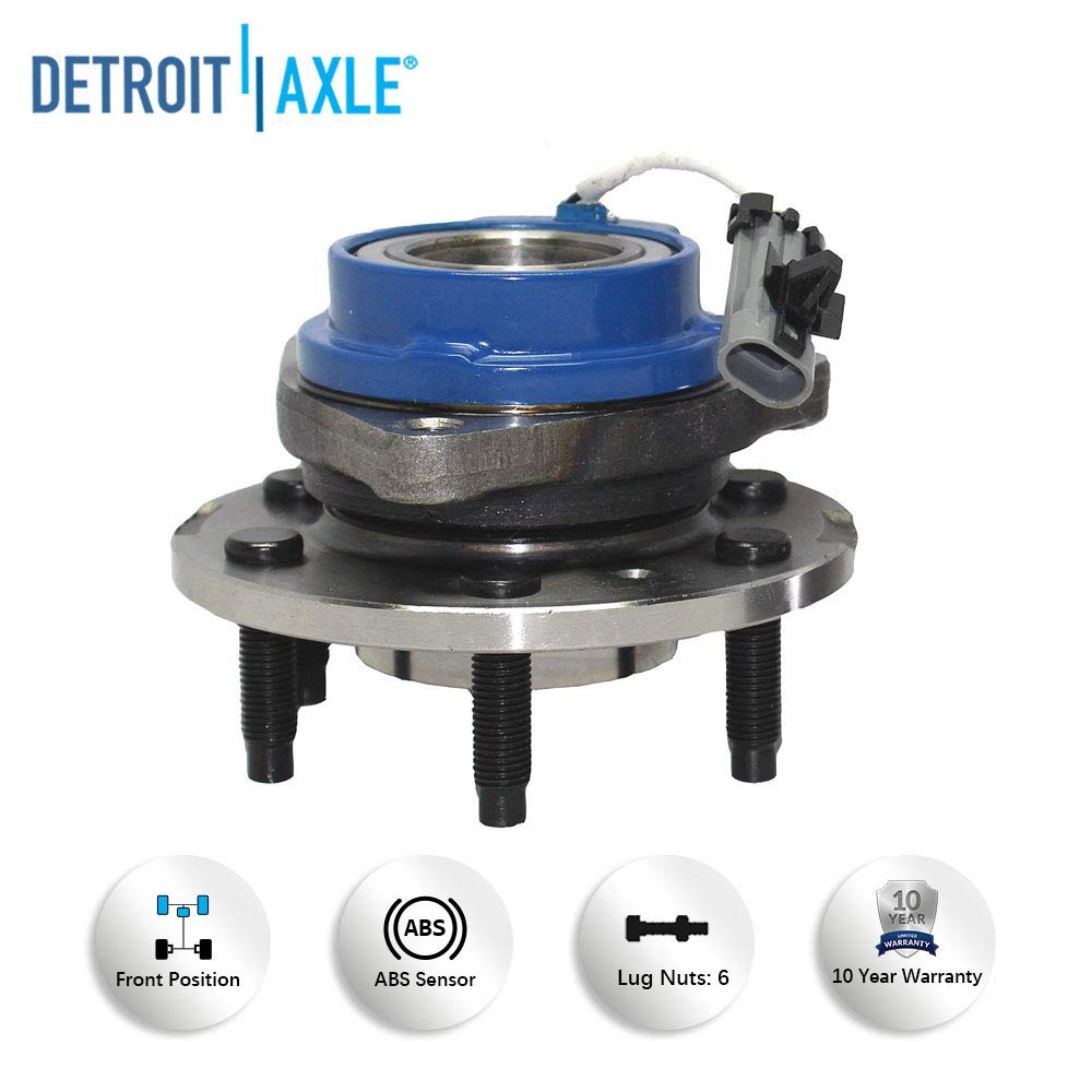 Detroit Axle - Front Wheel Hubs Kit for 2006-2008 Terraza Uplander Montana Relay — image 9