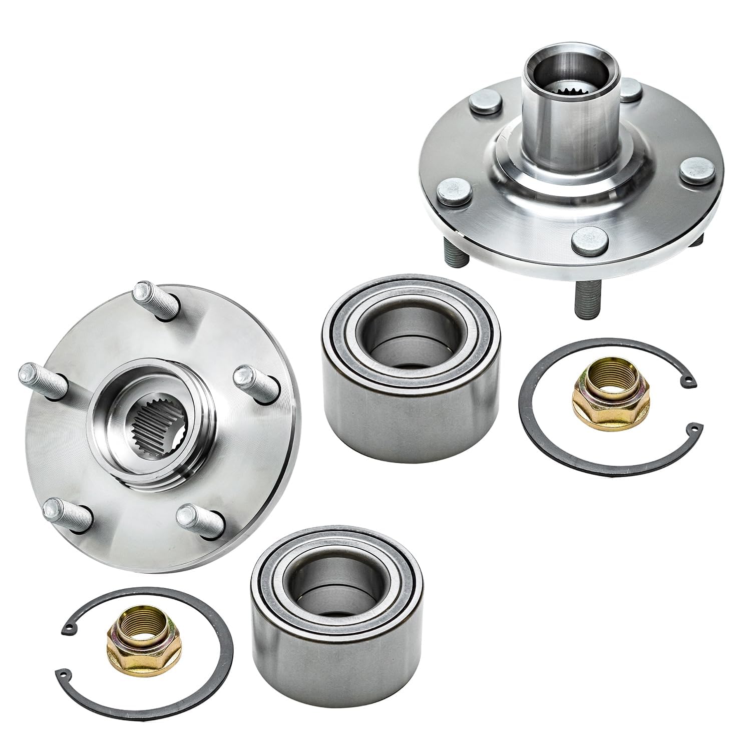 Detroit Axle - Front Wheel Hubs Tie Rods for Toyota Camry Solara Lexus ...