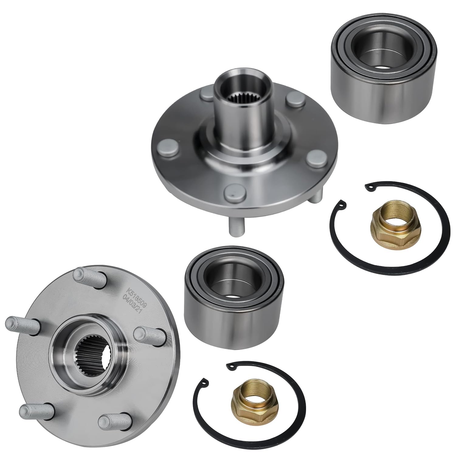 Detroit Axle - Front Wheel Hubs Tie Rods Sway Bars for Camry Avalon Solara ES300 — image 4