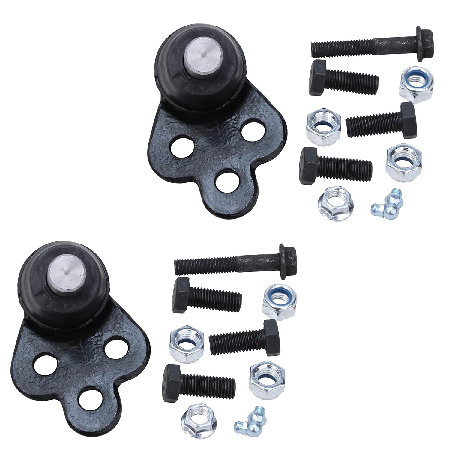 Detroit Axle - Front Wheel Hubs Lower Ball Joints Kit for Pontiac G5 Saturn Ion — image 6