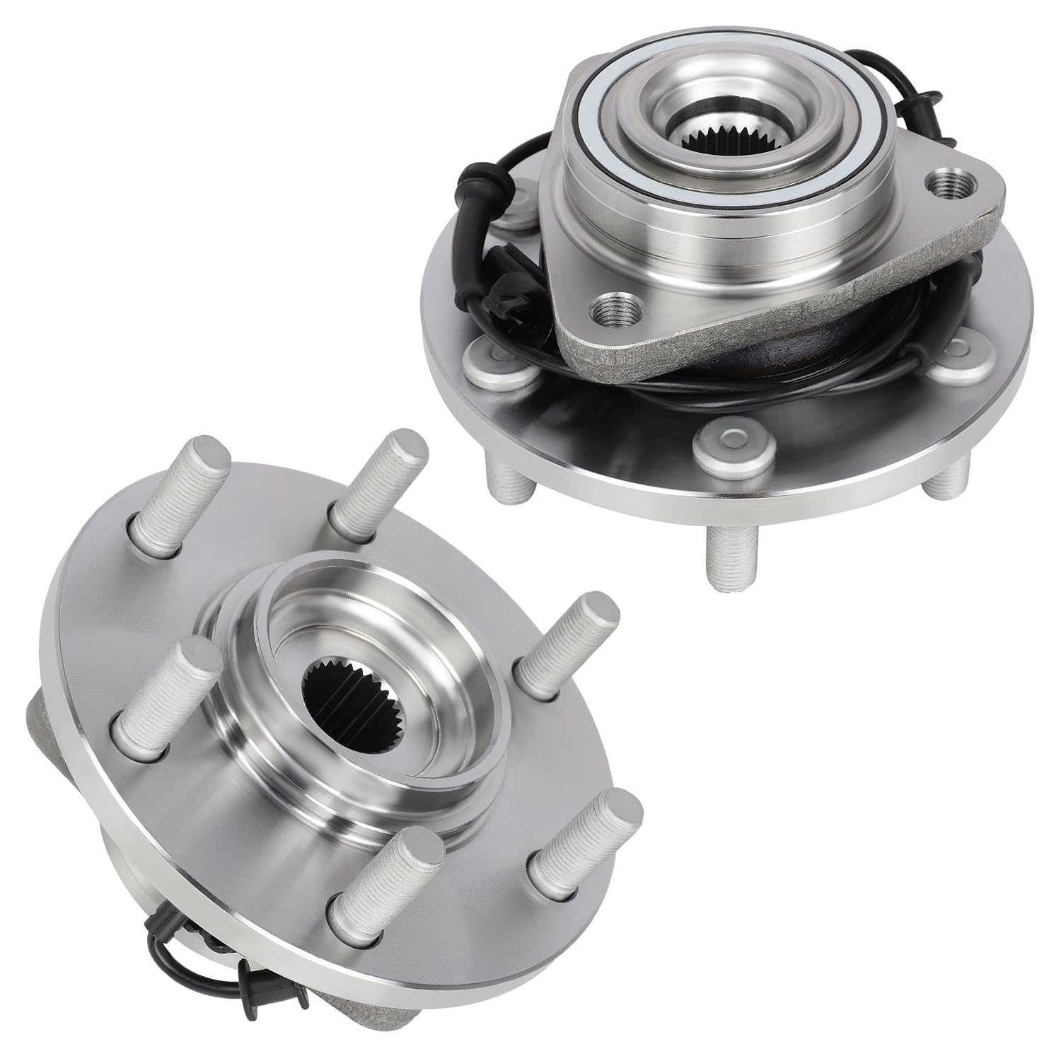 Detroit Axle - Front Wheel Hub Bearings Tie Rods for Infiniti QX56 Nissan Armada — image 4