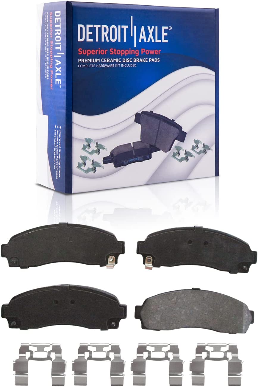 Detroit Axle - Front Disc Rotors Brake Pads Hubs for 02-05 Explorer Mountaineer — image 6