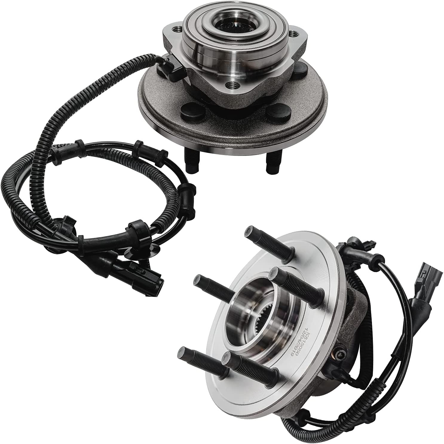 Detroit Axle - Front Drilled Rotors Brake Pads Kit for Ford Explorer Mountaineer — image 6