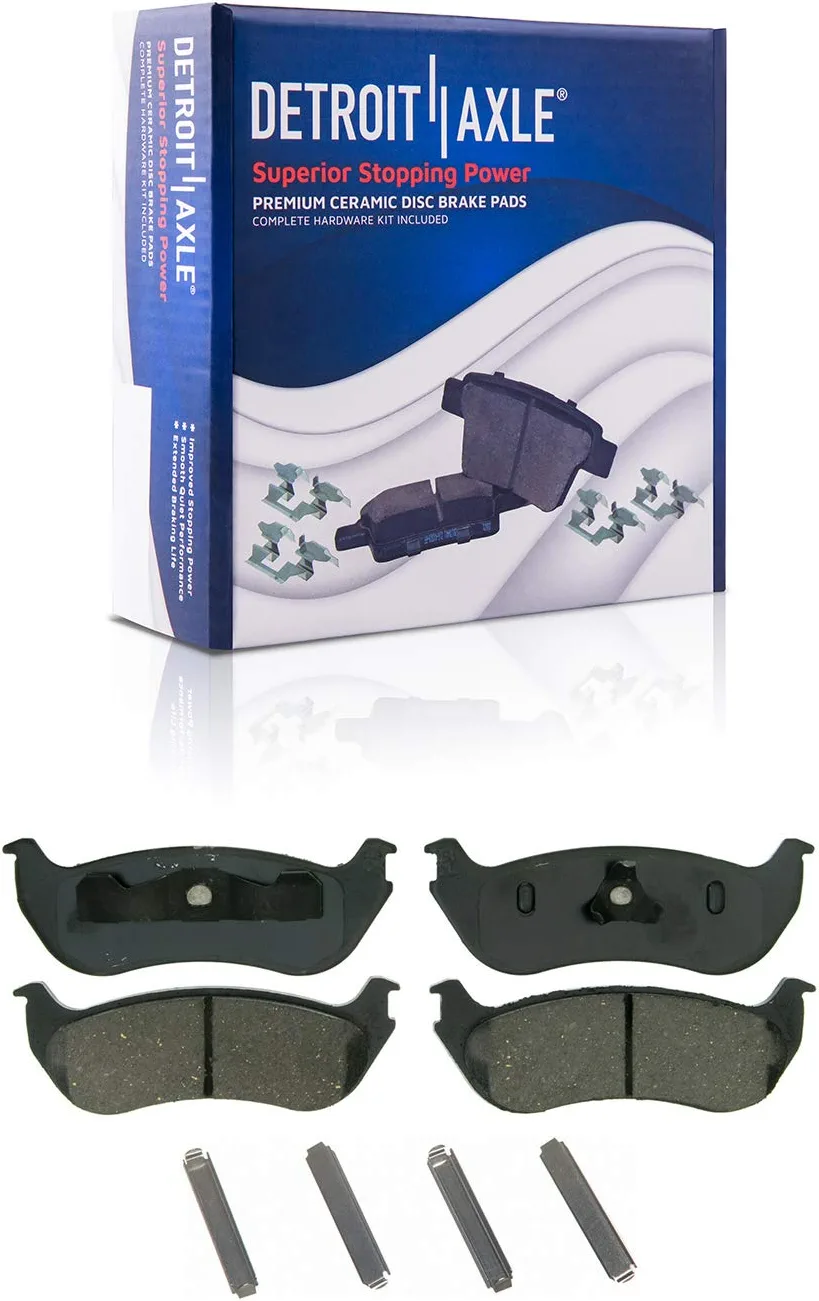 Detroit Axle - Rear Disc Rotors Ceramic Brake Pads for Ford Explorer Mountaineer — image 5