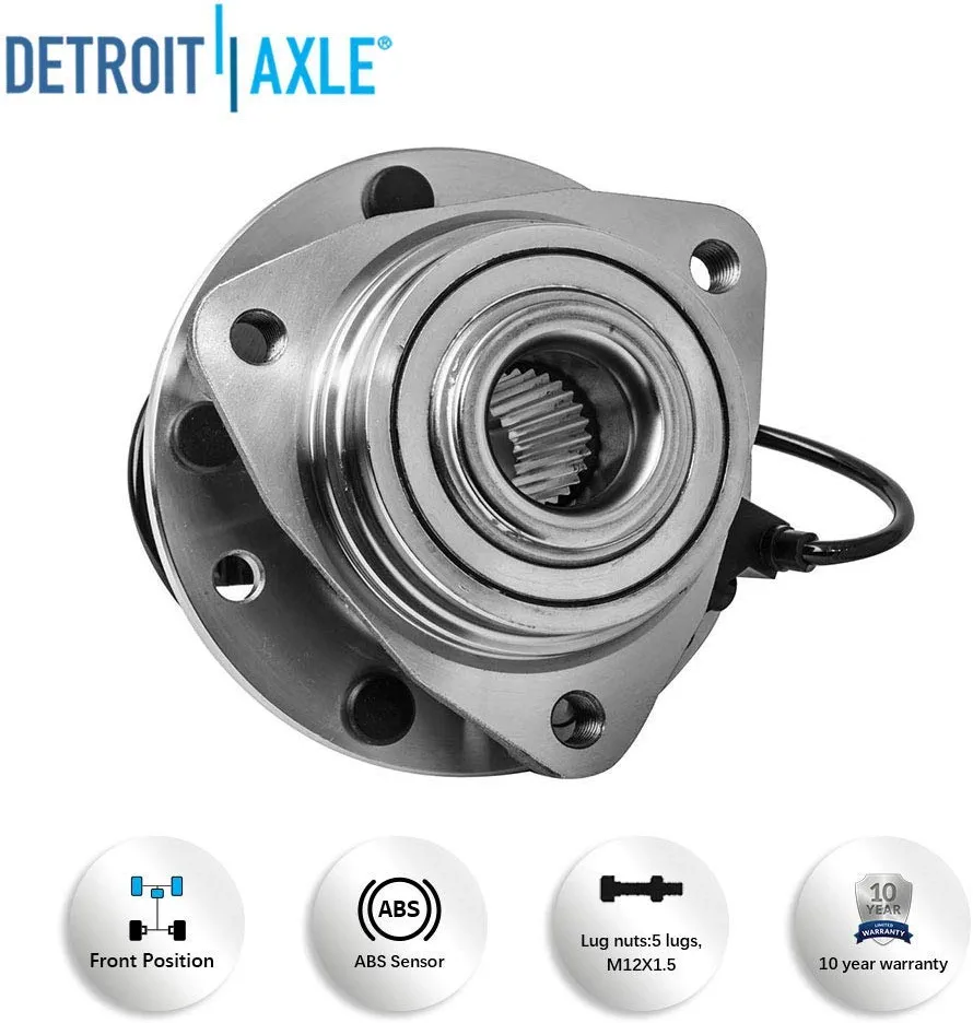 Detroit Axle - Front Disc Rotors Ceramic Brake Pads for Chevy S10 Blazer Jimmy — image 8