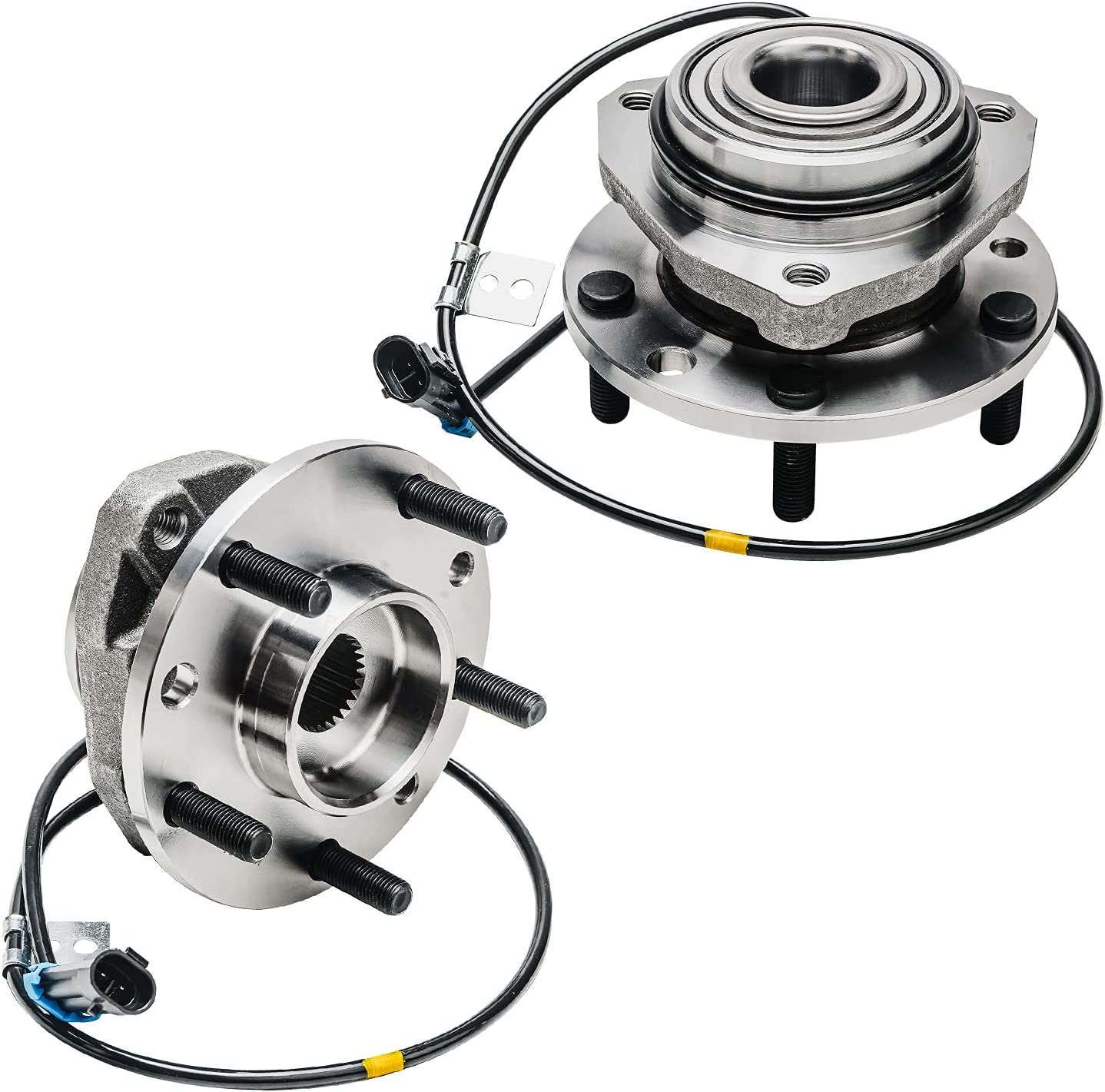 Detroit Axle - Front Drilled Rotors Brake Pads Wheel Hubs for Sonoma S10 Blazer — image 4